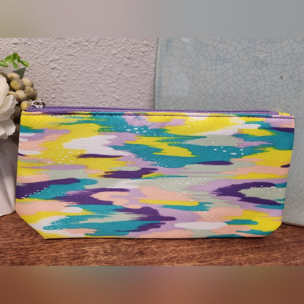Clinique Multicolor Cosmetic Bag 9x5x2.5 New
